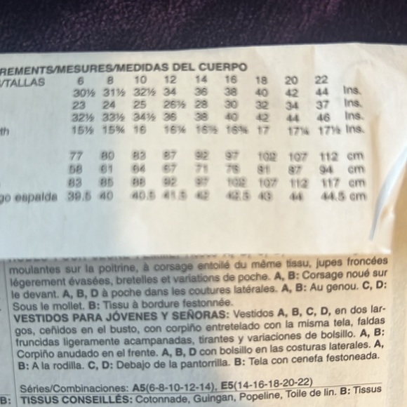 McCalls M7950 Pattern - Picture 3 of 3